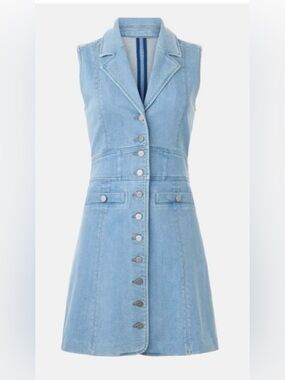 Paige Vida denim dress NWOT size 2 in sold-out Jocelyn wash